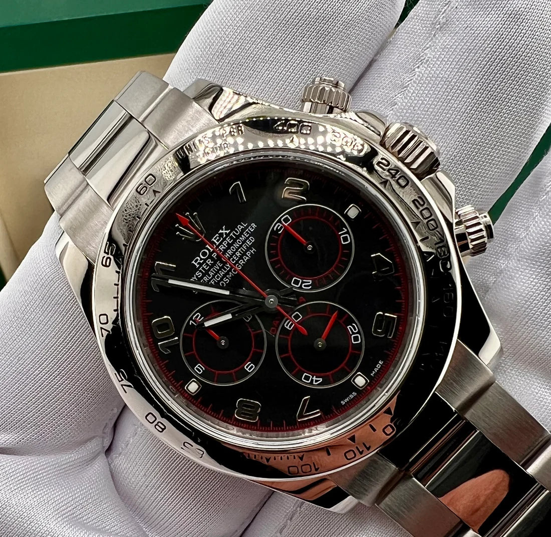 Rolex Daytona 116509 Racing Dial White Gold 2008 10 1/2 Links (Svezia)