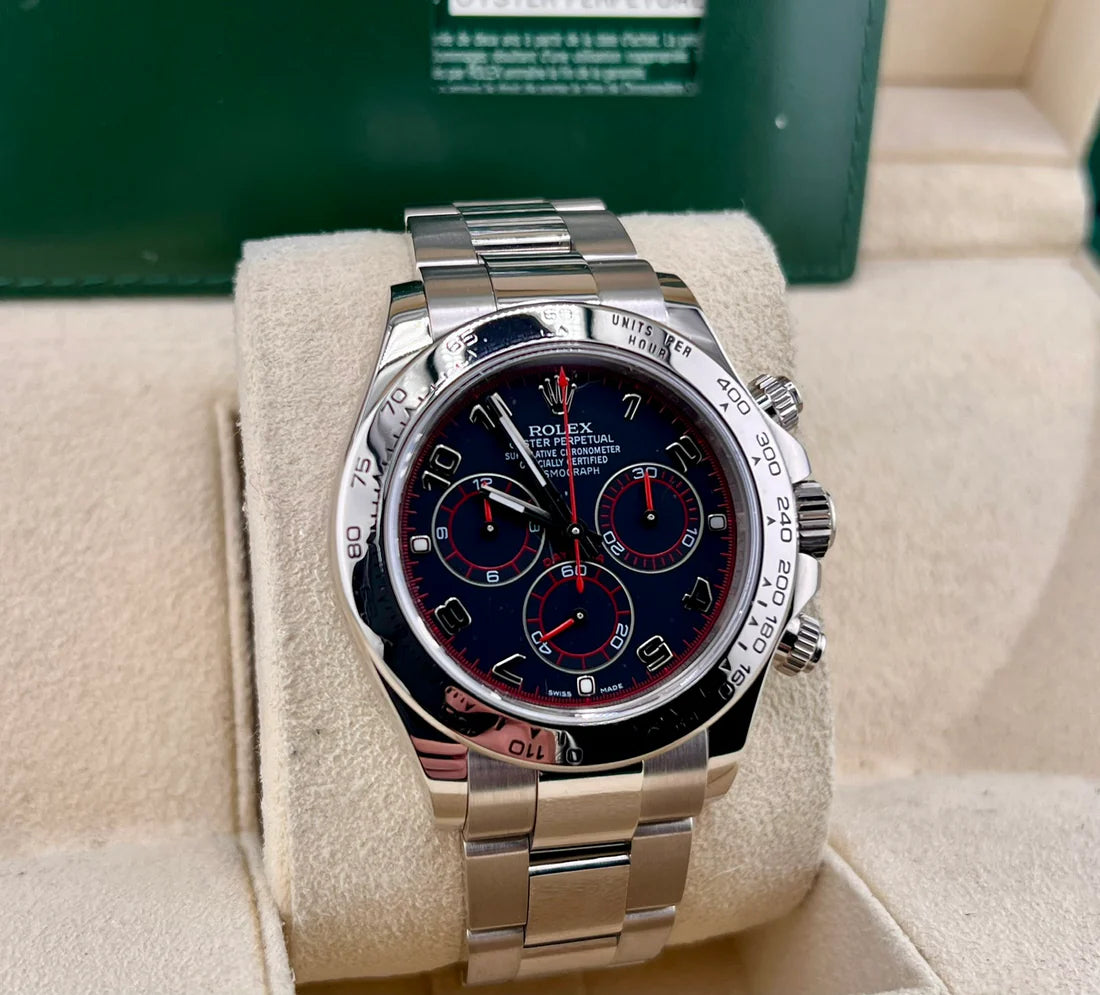 Rolex Daytona 116509 Racing Dial White Gold 2008 10 1/2 Links (Svezia)