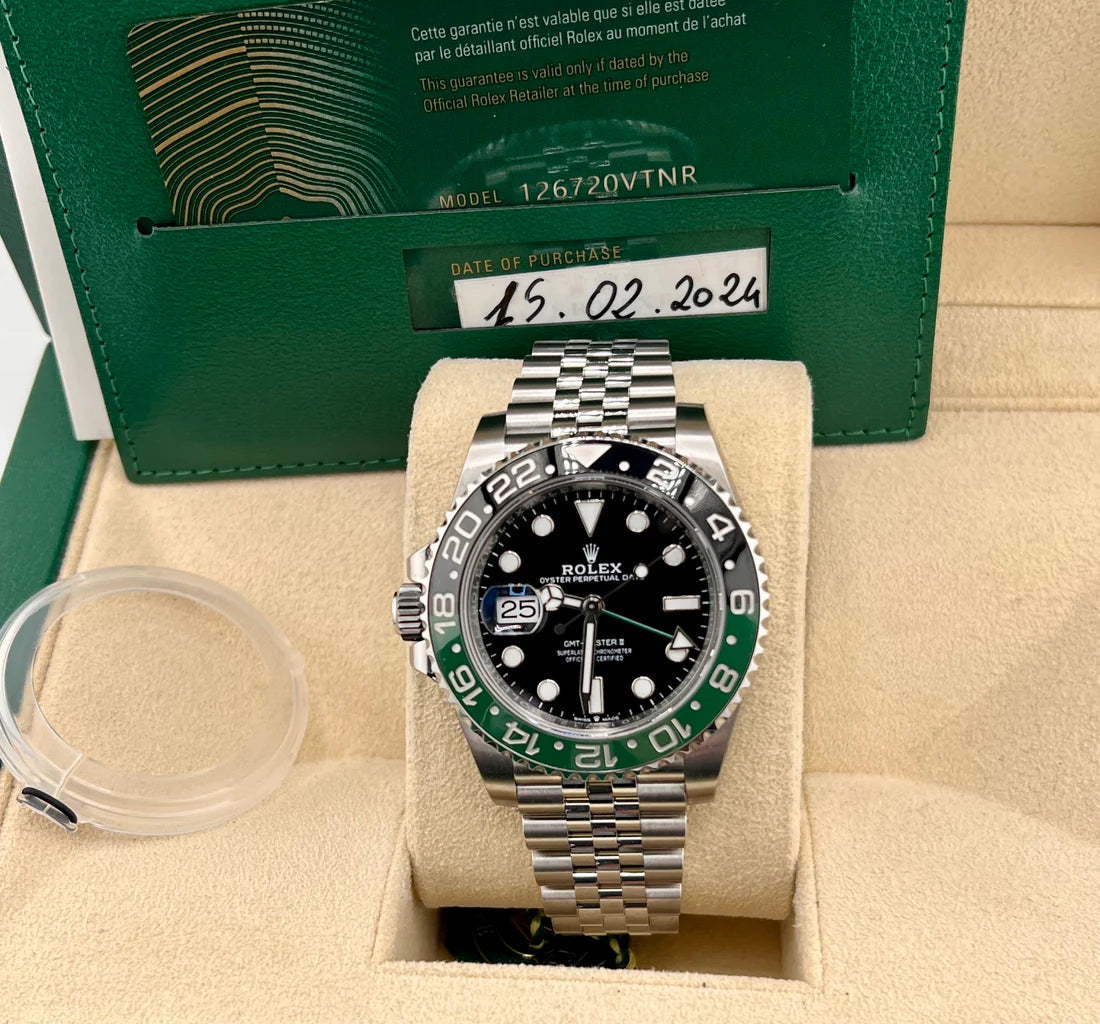 Rolex GMT-Master II ''Sprite'' 126720VNTR 2024 Full Stickers NEW jubilèe
