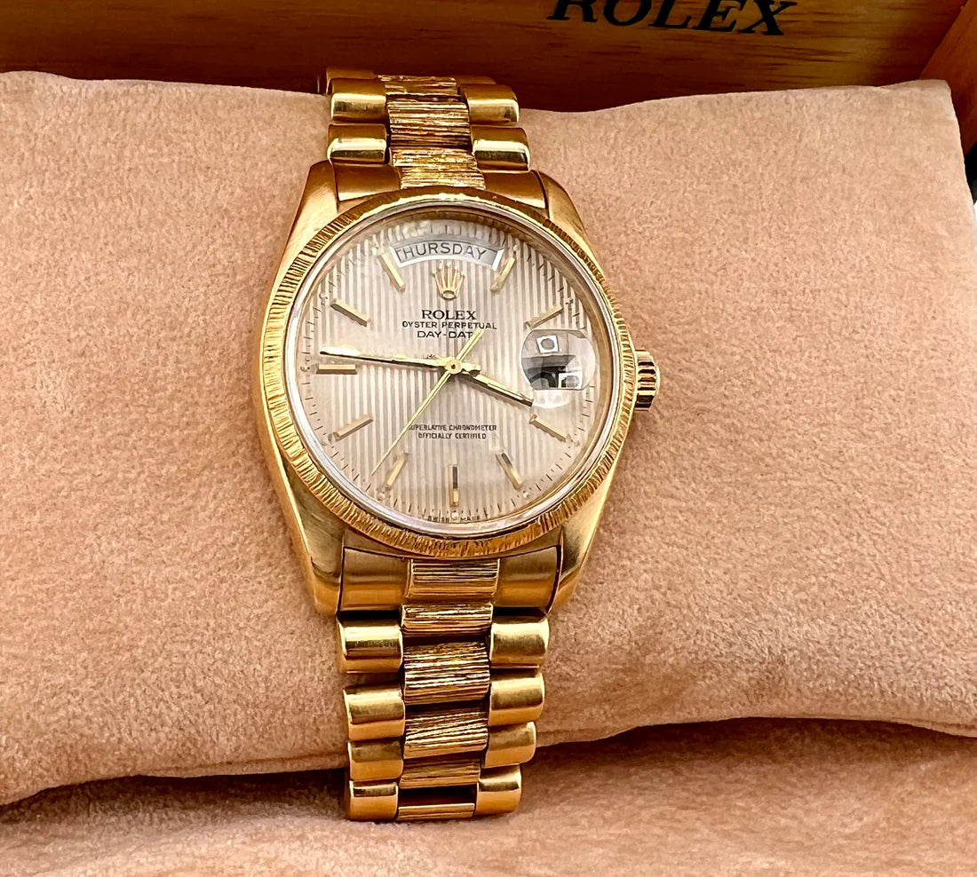 Rolex Day-Date 36mm 18078 1978 Corteccia Tapestry Dial president